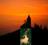 cerkev na Jamniku v večerni zarji s Kristusovim rojstvom, Rubens